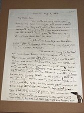 1853 Letter to Famous Hartford CT Lawyer on Governor Jonathan Law Genealogy picture