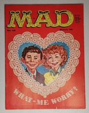 MAD Magazine #45 EC Comics March 1959 Valentine's Day Issue g/vg RAW picture
