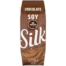 Silk Shelf-Stable Soy Milk Singles, Chocolate, 8 Fl Oz (Pack of 18) picture