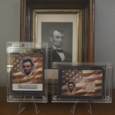 2025 POTUS A Word From the President Abraham Lincoln Handwritten Word and Relic picture