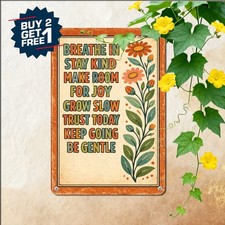 Imagine All The People Metal Sign Inspirational Iron Tin Wall Plaque picture