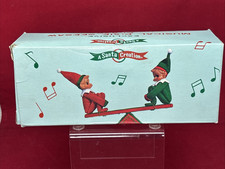1967 Berman & Anderson Musical Pixie Seesaw Plays Jingle Bells Christmas Works picture