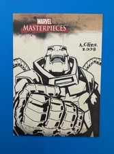 Skybox 2008 Marvel Masterpieces Artist Sketch Card Apocalypse by Adam Cline 1/1 picture