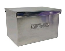 VTG EH Karrer Stainless Steel Medical Box Surgical Supply Storage Container picture