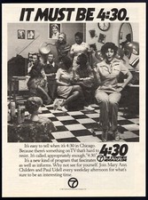 LARGE 1981 WLS CHICAGO TV NEWS AD / MARY ANN CHILDERS & PAUL UDELL/Beauty Shop picture