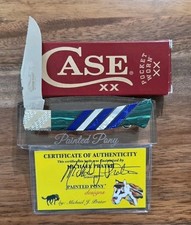 Case XX 2026 Michael Prater Customs Painted Pony Mother Of Pearl Axe Handle picture
