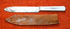 U.S. PRE-WWI Aluminum Handle MESS KIT KNIFE: R.I.A. 1904 & SCABBARD picture