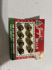 7 Vintage Jingle Bells MOC 1950's/60's Old Stock picture