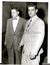 1954 Arthur Jackson Albert Boulanger Attorney Court Murder Press Photo 6x8 picture