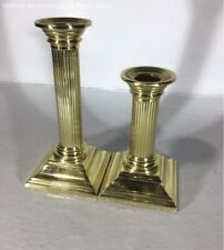 Vintage Pair of Baldwin Brass Smithsonian Institution Collection Candlesticks picture