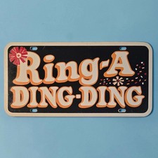 Vintage Stegmaier Ring-a-Ding-Ding Beer License Plate Wilkes-Barre PA Brewery picture