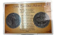 Cedula De San Benito Abad Exorcismo Y Oracion.Exorcism Of St Benedict And Prayer picture