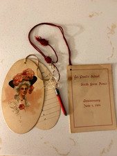 2 Antique DANCE CARDS  picture