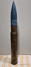 Vintage WW1 WW2 Brass Artillery Shell Case Trench Art Militaria 1942 Training picture