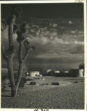 1977 Press Photo Pueblo-style homes at Lost City Museum in Overton, Nevada picture