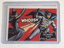 Excellent Vintage Original 1966 Batman #33 The Enemies Clash Card picture