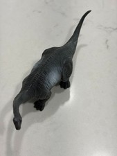 Dinosaur Toy Brontosaurus Apatosaurus Gray Plastic Figure picture