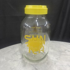 Vintage 1970s-80s Glass Sun Tea Jar  picture