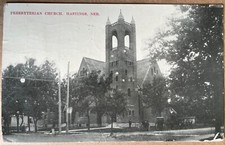 Hastings Nebraska Presbyterian Church Antique Postcard c1910 picture