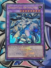 YUGIOH 26LP-EN003 Dracotail Arthalion Ultra Rare EMBLAZONED STAMPED 1ST EDITION picture