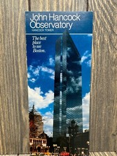 Vintage John Hancock Observatory Boston Travel Brochure picture