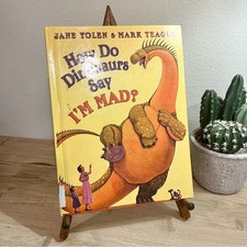 How Do Dinosaurs Say I'm Mad? HC 2013 Yolen Teague Ex Library picture