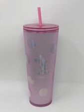 Disney x Starbucks Mickey Mouse Pink Polka Dot Plastic Tumbler picture