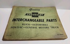 Vintage Genuine Chevrolet Interchangeable Parts Catalog (P&A 38) 1953 Edition picture