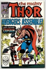 The Mighty Thor #390 Marvel Comics Ron Frenz Avengers 1988 picture