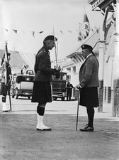 King George V exchanged a few words Commander Gilmour who had come- 1935 Photo picture