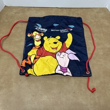 Winnie The Pooh Drawstring Tote Disney X British Airways Skyflyers 14x12 picture