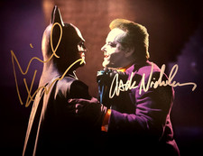 BATMAN Signed (Keaton, Nicholson) 8x10