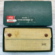 Vintage Keuffel & Esser K&E Mark I 1016A-24 Drawing Instrument Set Germany Case picture