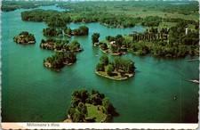 Postcard Millionaire's Row 1000 islands New York picture