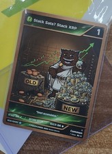 FUZZYCARDS 1st Edition - Stack Sats? Stack XRP - Card 35/150 - Mint Condition picture