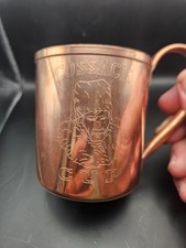 6 Vintage Coventry Crafts 1950s Cossack Cup, Solid Copper, Made in USA picture