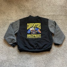 United Brotherhood of Carpenters Local Union Made Full Zip Jacket XL USA picture