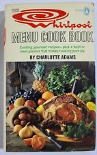 1962 Whirlpool Menu Cookbook Paperback by Charlotte Adams Vintage MCM Recipes picture