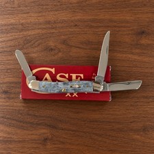 Case XX 58413 Pocket Worn Gray Bone 6318 CS Medium Stockman Knife NIB picture