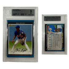2002 Jose Reyes Topps Bowman Signature #124 Beckett 9 MINT picture