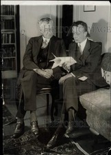 1929 Press Photo Colonel Theodore Roosevelt and associate in New York office picture