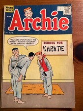 Archie #136 1963 Silver Age Harry Lucey Classic Worst Karate Cover Complete VG- picture
