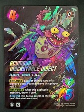 2025 UniVersus Scumbug, Inscrutable Insect #46 SR | Teenage Mutant Ninja Turtles picture