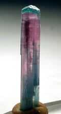 Top Quality Beautiful Blue Cap Bi-Colour Tourmaline Terminated Crystal picture
