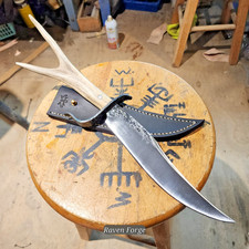 RAVEN FORGE Custom Bowie Knife 9