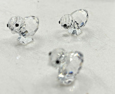 Swarovski Retired Three Chicks 7676 NR 020 Chicken Mini Farm Figure Original Box picture