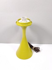 Vintage Laurel Lamp Yellow Mushroom Table Lamp Base, No Shade, MCM picture