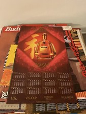 Vintage Poster 30”x18” Martell Cognac 1998 Calendar VS VSOP Cordon Buy 1 Get 1 picture