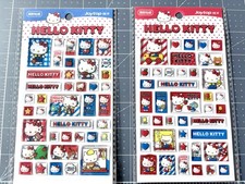 Set Of 2- Sanrio Kitty Plump Seal 3D Seal Limited Genuine Product From Korea picture