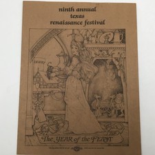 Ninth Annual Texas Renaissance Festival Vintage 1983 picture